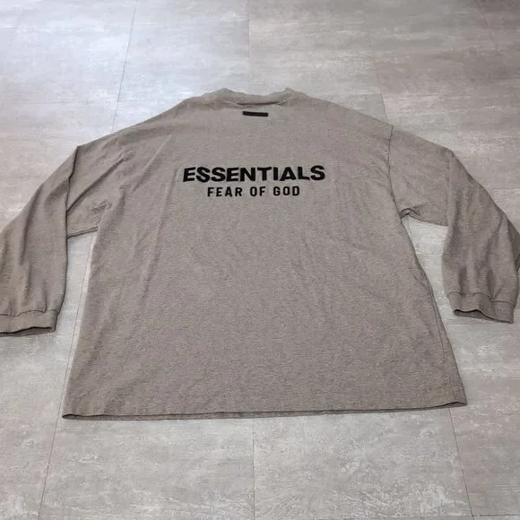 Men’s Essentials Fear Of God Crew Neck Sweater Xtra Small Cotton Long Sleeve